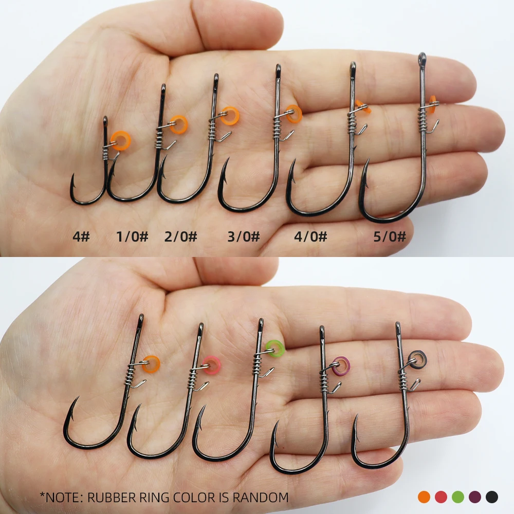 Anzuelos Aberdeen ZYZHE para camarón vivo – Acero alto carbono - imagen 5