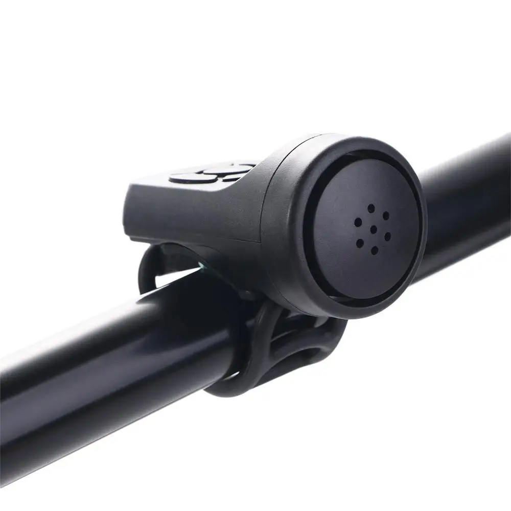 Bocina electrónica para manillar de bicicleta, accesorios para bicicleta, resistente al agua, ABS - imagen 5