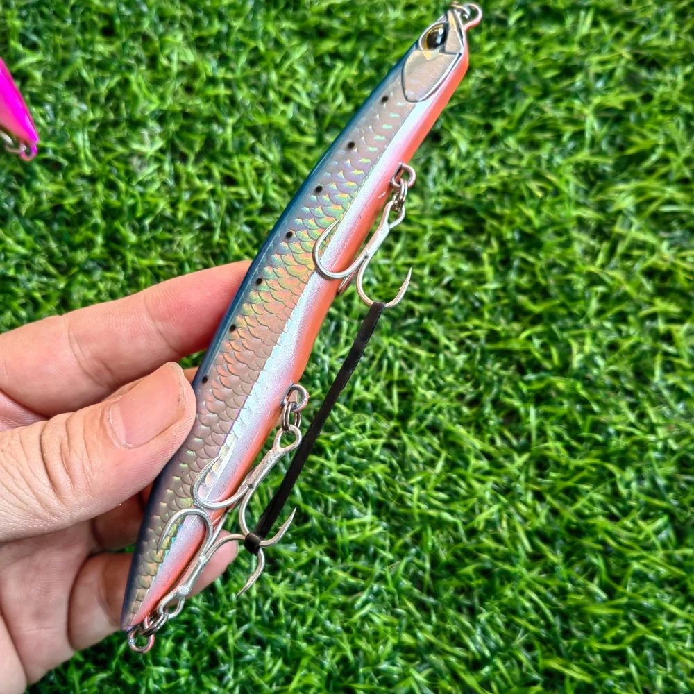 Nuevo Señuelos de pesca Stickbait hundidos 140mm 41g señuelo de mar Wobbler cebo duro Artificial lubina señuelo de pesca de agua salada - imagen 3