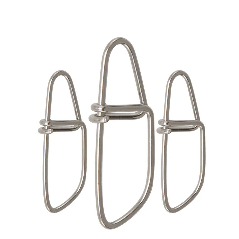 ZYZ broche de pesca de acero inoxidable anticorrosivo resistente al desgaste, accesorios de pesca, ganchos giratorios de pesca, Clip de línea, aparejos de bloqueo - imagen 2