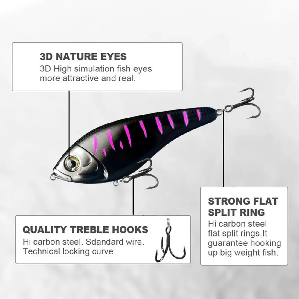 Jerkbait Greenspider – Señuelo sonoro hundimiento lento para lucio - imagen 4
