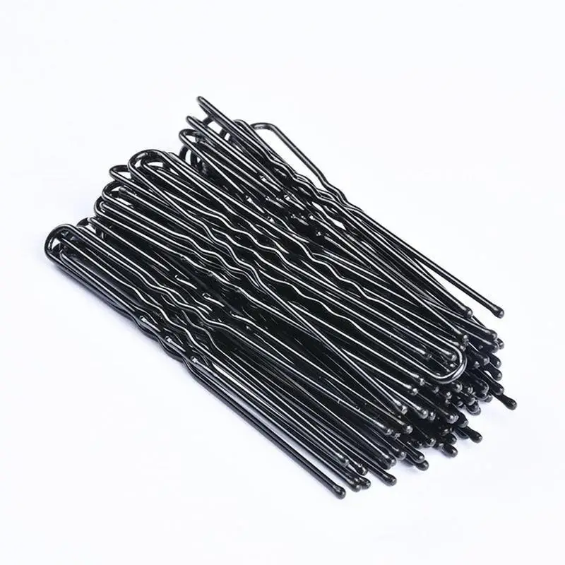 45 unids/set empuñaduras onduladas y rizadas peinado mujeres señoras punta redonda en forma de U horquillas y Clips horquilla accesorios para el cabello salón - imagen 5