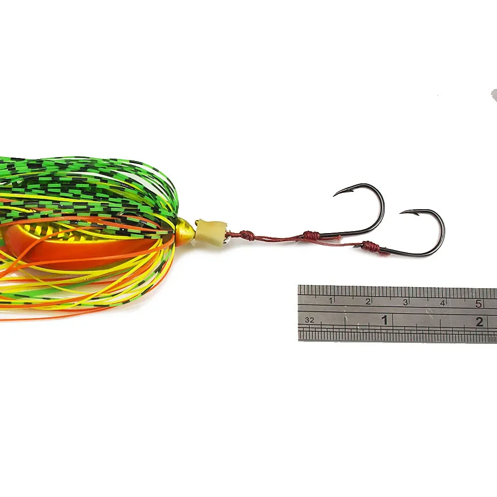 Countbass 1 unidad de plantillas de goma salada de 120g y 4,2 oz, plantillas Madai inferiores con anzuelo de goma, Señuelos de pesca de curricán de calamar, plantillas de pargo