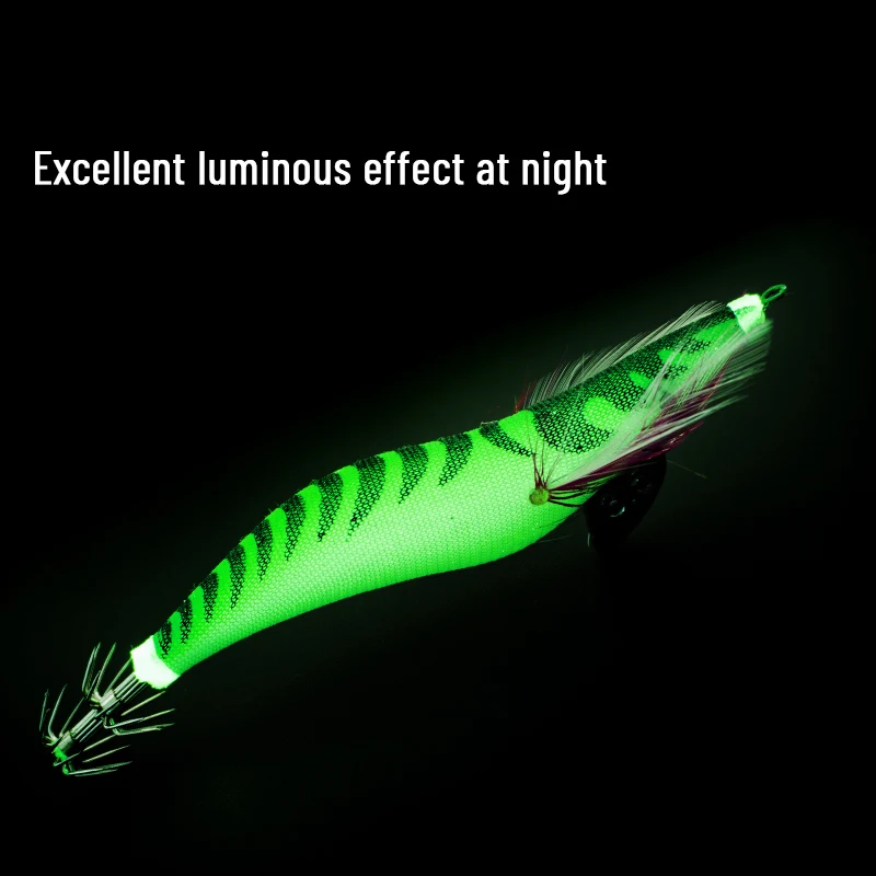 DEUKIO Jig luminoso 3D calamar – Señuelo impreso pesca sepia - imagen 4