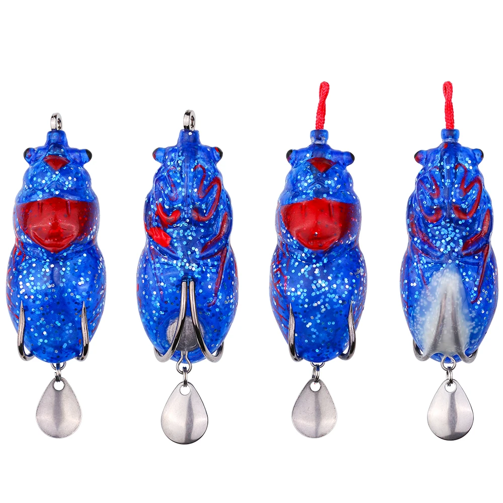 Obsession WJC Thunder Frog – Señuelo de rana realista con doble anzuelo - imagen 2