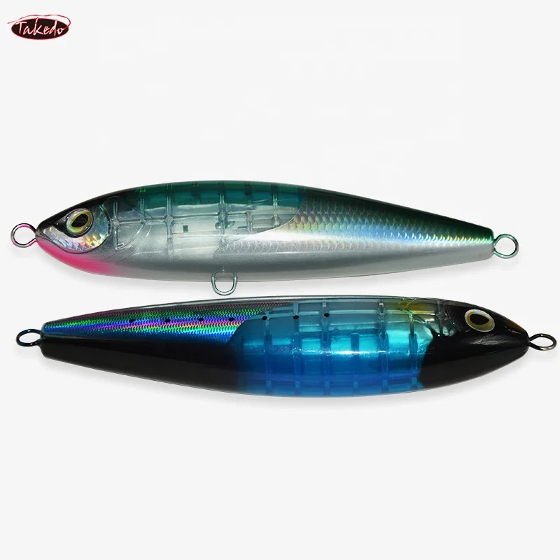 TAKEDO-señuelo tipo lápiz flotante, 19CM, 90G, gran juego, agua superior, señuelos de peces locos, pesca en el mar, Wobber, cebo de pesca para atún y lubina - imagen 5