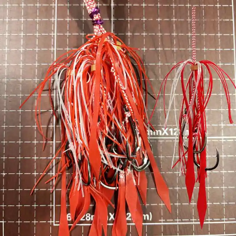 Anzuelos Assist Glow AS – Dobles con púas para jigging lento/rápido - imagen 4
