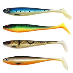 Jig Head Wobbler Shad de vinilo 7-10 cm