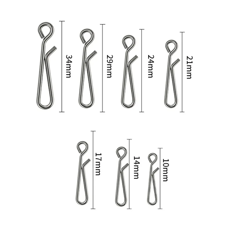 Giratorio de pesca acero inoxidable – Anillos sólidos - imagen 2