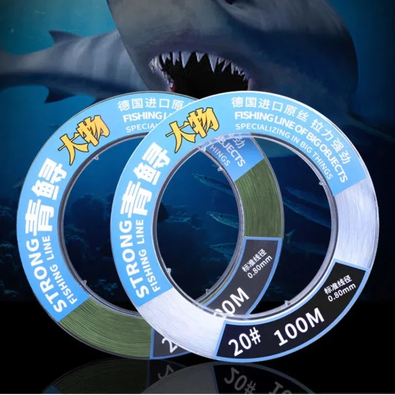 Línea de pesca de nailon especial de 100m, línea principal, sublínea, Ultra suave, fuerte, tracción, pez grande, esturión, aparejos de pesca - imagen 3