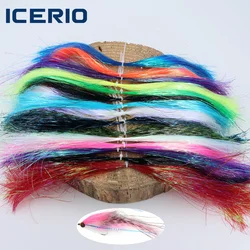 ICERIO Oropel Flashabou Ala de Hielo 0,4mm para Moscas Ninfa