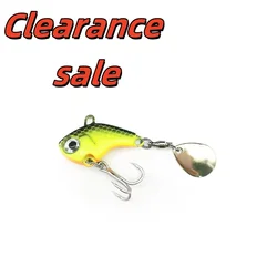 1 Uds 14g cebo de pesca simulado VIB cuchara de metal señuelos pesca artificial cebo JIG pesca cuchara de metal señuelo barco pesca