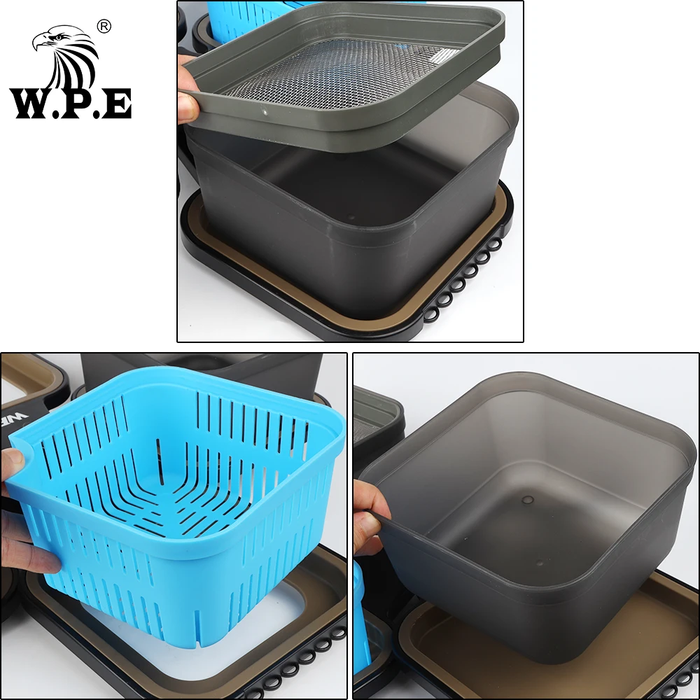 W.P.E-feedero para pesca de carpa, juego de servicio de cebo compacto, aparejo para el pelo, aparejo para carpa, juego de cebo, alimentador, estuche de almacenamiento para pesca, aparejos de pesca - imagen 2