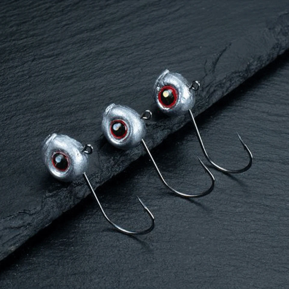 Jig Head Ned Rig 3D Walk Fish – Anzuelo con púas para vinilo - imagen 4