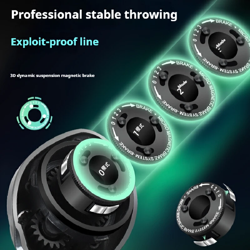 Hasida Aurora Air 8.1: 1 carretes de pesca Baitcast 115g ultraligeros 4KG freno carretes de pesca Baitcast equipo de pesca - imagen 2