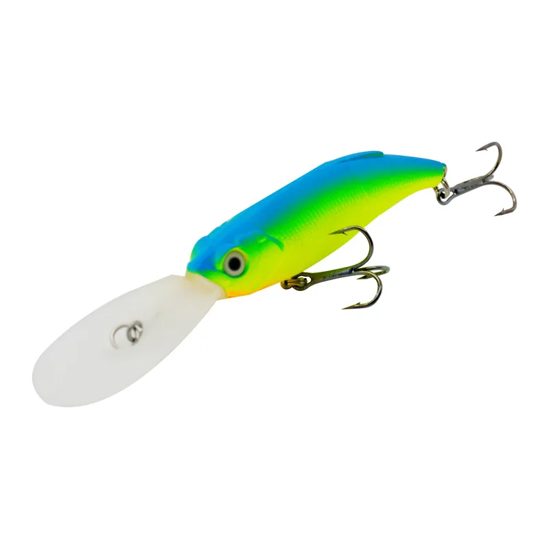 Señuelo de plástico para pesca Minnow, tabla de buceo de lengua larga de 10g/11,5 cm, señuelos artificiales, cebo duro, lote de 5 piezas en oferta - imagen 3