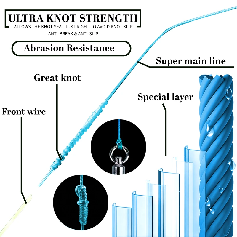 Línea de pesca trenzada YGK X8 PE multicolor – gran resistencia - imagen 5