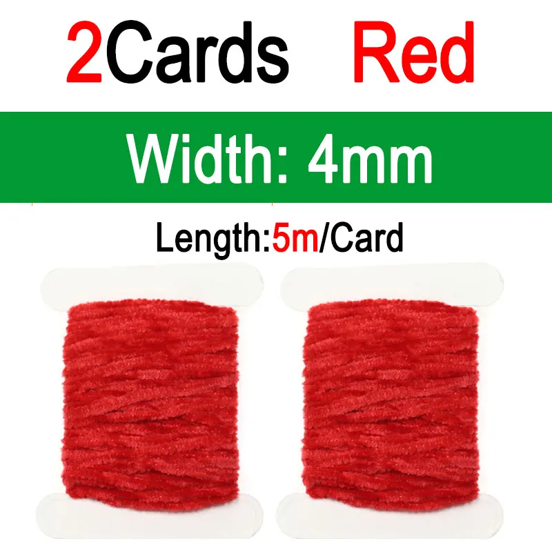 2pcs Red 4mm