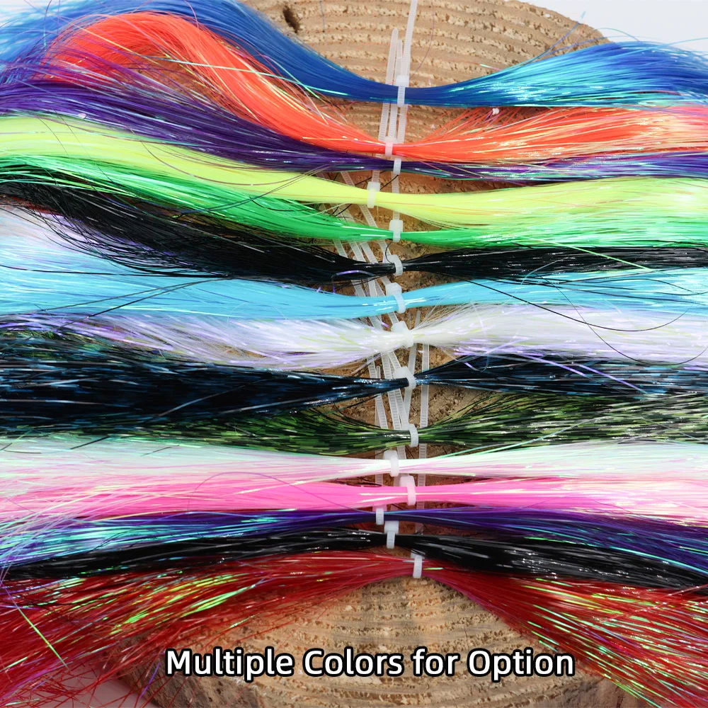 ICERIO Oropel Flashabou Ala de Hielo 0,4mm para Moscas Ninfa - imagen 3
