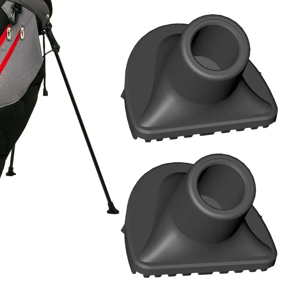 Estera portátil, soporte Universal para bolsa de Golf, pies de goma, reemplazo de pies para bolsa de Golf - imagen 2