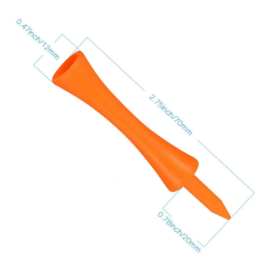 Camisetas de Golf naranja en mano