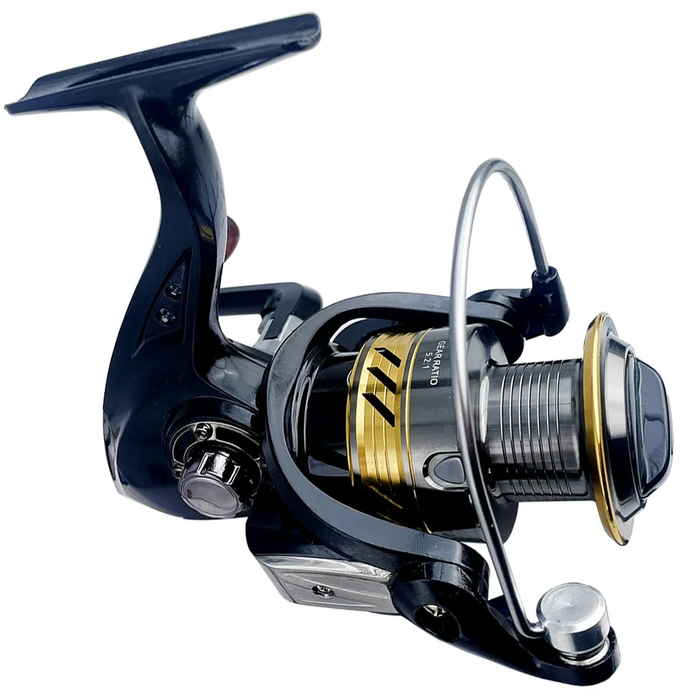 DH carretes giratorios para pesca de agua dulce y salada, bobina de Metal ultraligera, suave y resistente, alta velocidad, arrastre máximo de 8KG - imagen 3