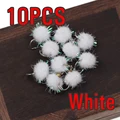 10pcs White