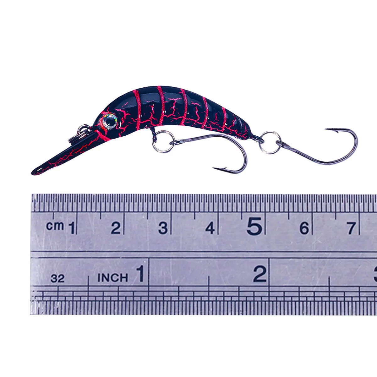 Señuelo de pesca de pececillos flotantes, 6 piezas, 5,2 cm, 2,5g, Mini cebo duro Artificial, gancho afilado, Crankbait, Wobbler, trucha, Lucio, Pesca de lubina - imagen 5