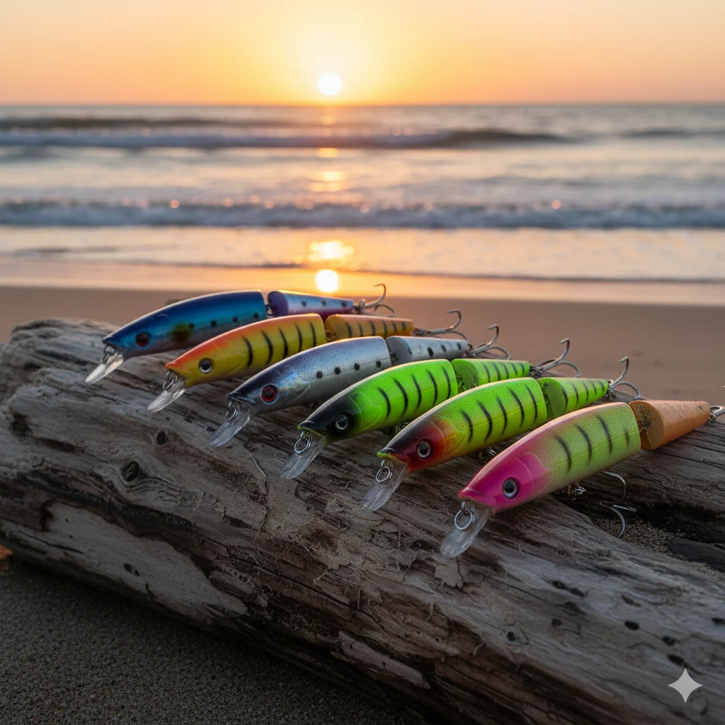Señuelos duros multisección para lubina – Crankbaits con ojos 3D - imagen 5