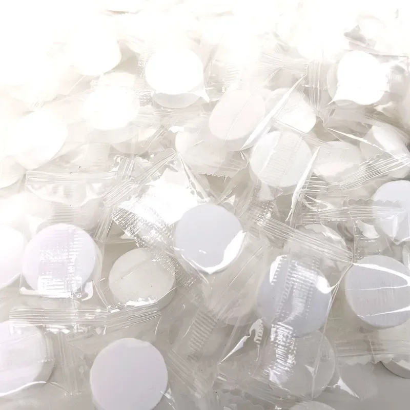 Toallita de maquillaje no tejida, toalla comprimida portátil, desechable, embalaje Individual, limpieza facial, toalla de mano comprimida suave, 10 Uds. - imagen 3