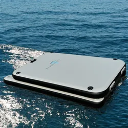 Plataforma de pesca inflable de 3M, 0,7 MPVC, para adultos, deportes acuáticos al aire libre, pontón flotante para pesca, natación, piscina de lago y río