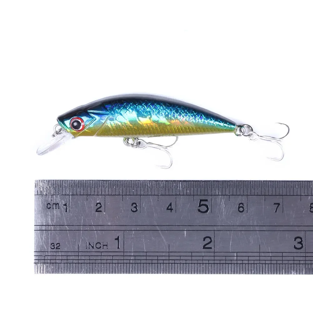 Mini señuelo de pececillo hundido de 60mm y 6g, cebo Artificial Wobbler para perca, Lucio, trucha, lubina, Jerkbait, Swimbait, accesorios de Pesca - imagen 5