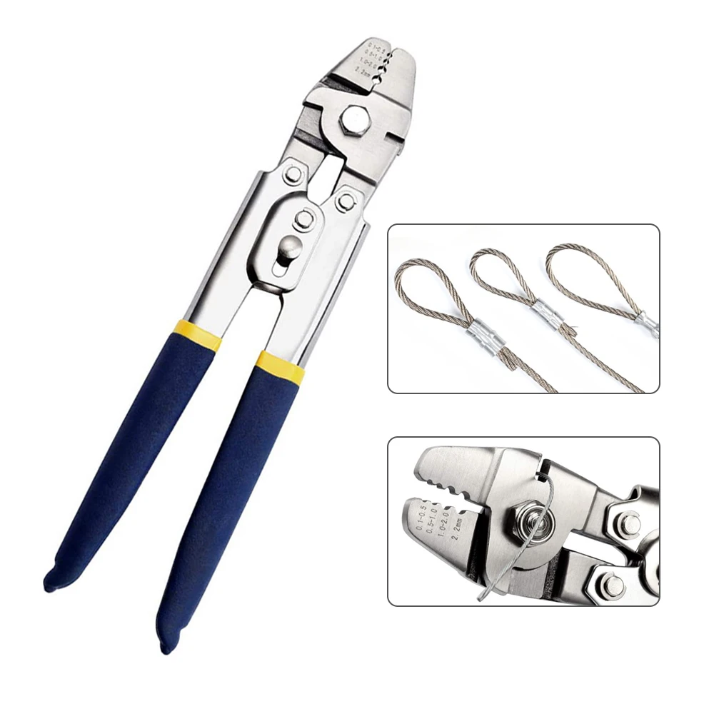 Alicates de prensado ICERIO con kit completo de tubos de engarce
