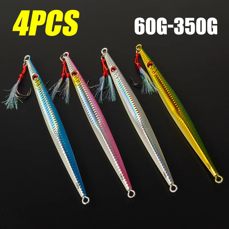 Jigs metálicos de hundimiento rápido para atún