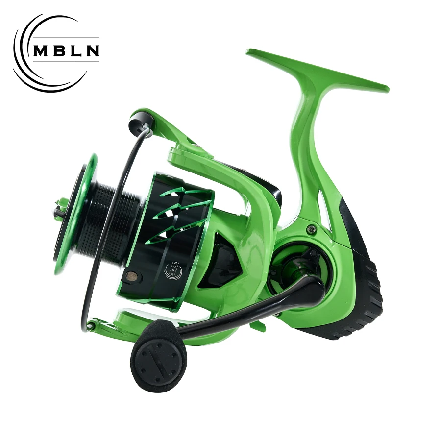 Carrete giratorio MBLN de aluminio liso para pesca con señuelo - imagen 2