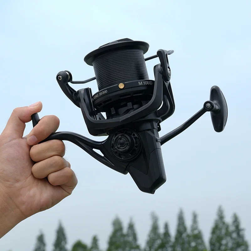 Nuevos carretes de pesca giratorios grandes, arrastre máximo de 20KG, potente carrete de pesca de carpa de agua dulce y salada, serie 8000 9000 10000 12000 14000 - imagen 2