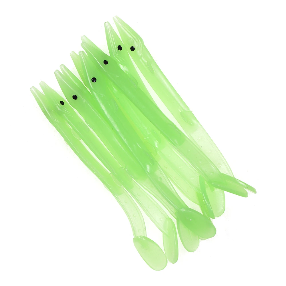 ICERIO-señuelo de pesca de Anguila blanda, 10 piezas, cebos de pesca de agua salada, Sabiki Jig Rig, accesorios de pesca de caballa - imagen 5