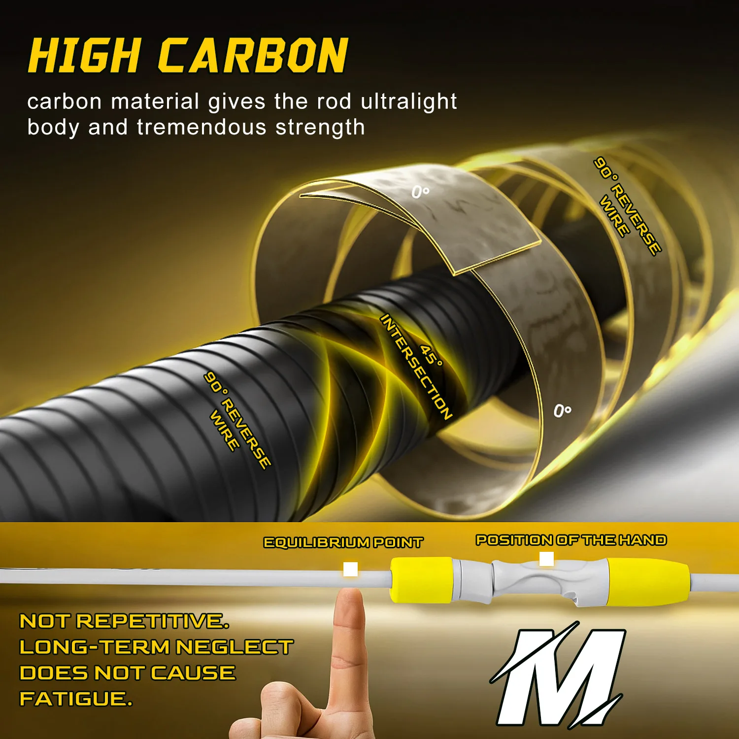 Sougayilang Caña spinning ultraligera de carbono alto módulo - imagen 5