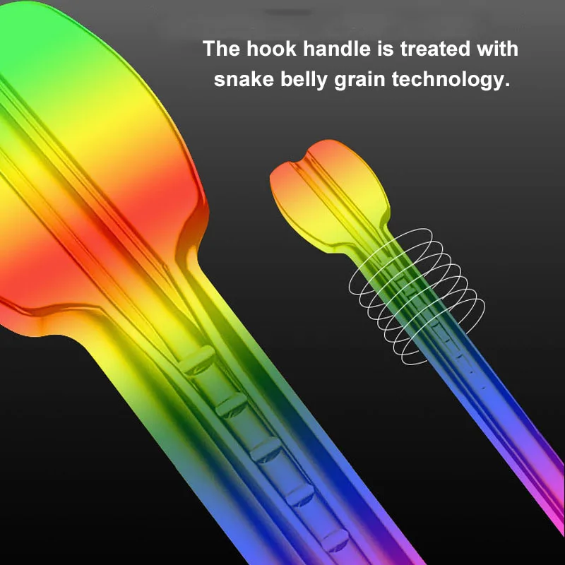 Equipo de pesca de 50 piezas, punta de acero de tungsteno de doble ranura, color XGD, sin gancho de púa, accesorios de pesca - imagen 4