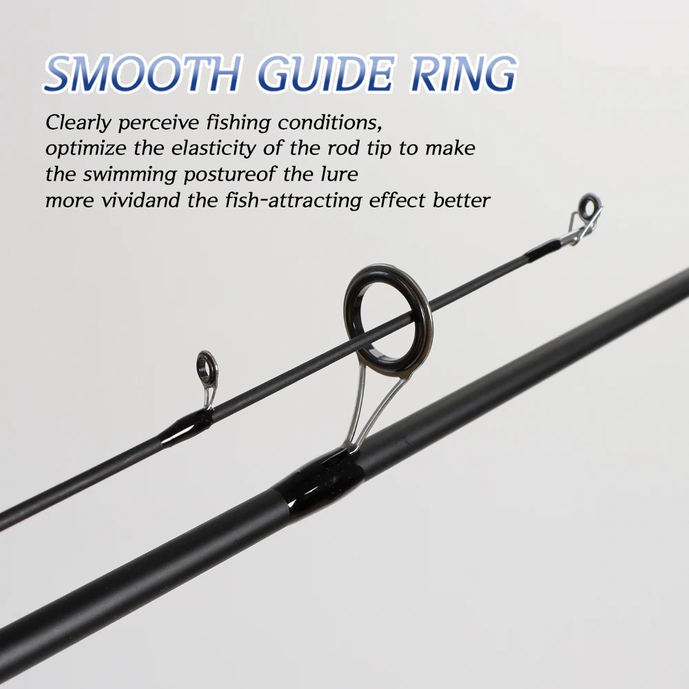 TOLU 2025 caña de pescar de 4 secciones 1,98 m/2,1 m ML señuelo de acción viaje Spinning/Casting para carpa lubina peso 4-25g nuevo modelo 2025 - imagen 5