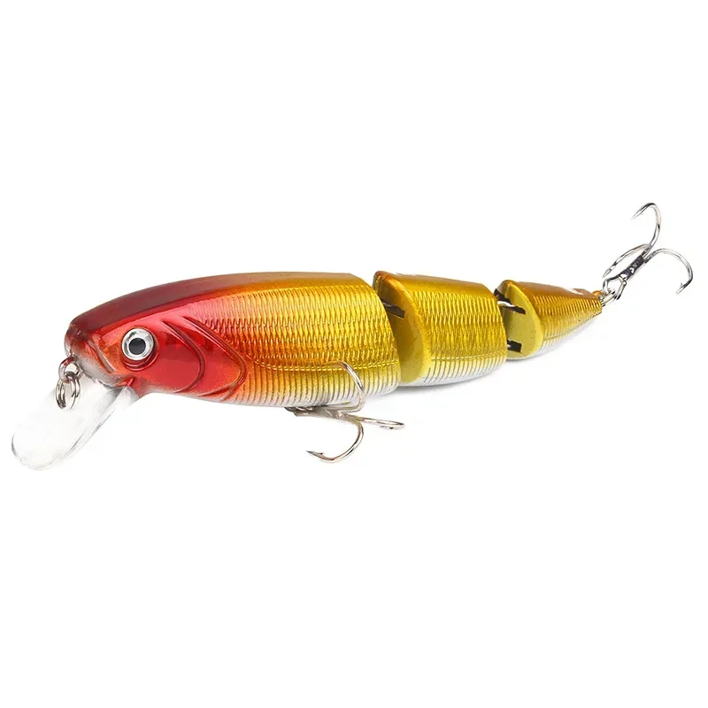 Wobblers multisección tipo Minnow – Señuelo duro para perca y carpa - imagen 5