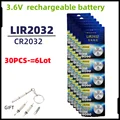 30PCS 3.6V LIR2032