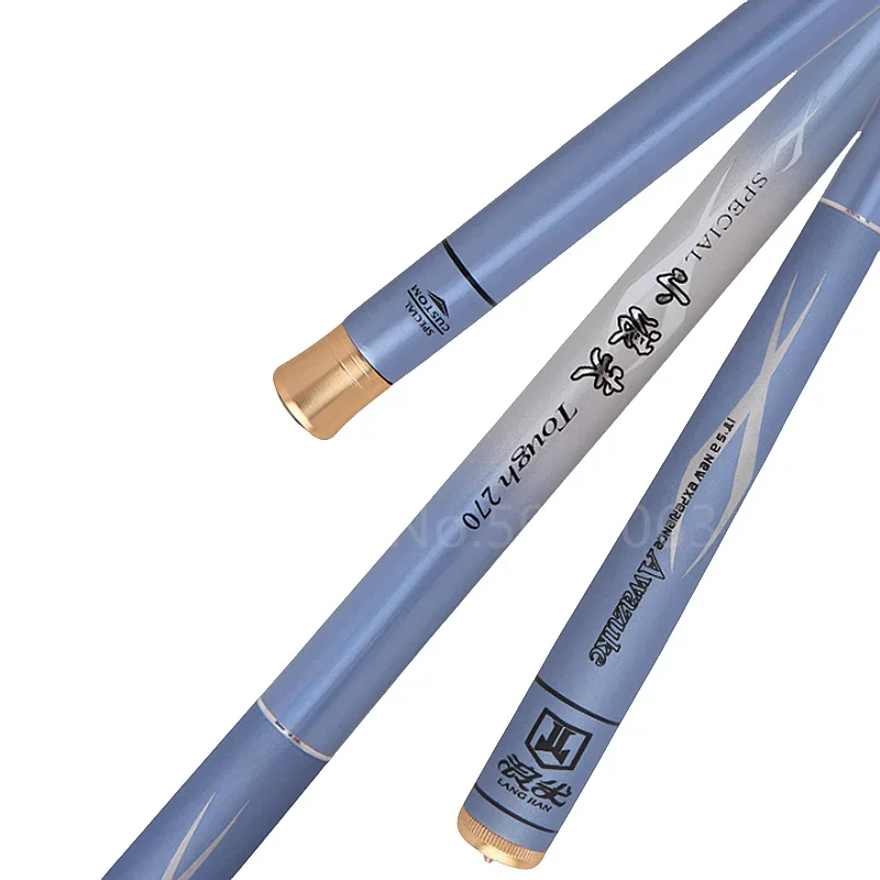 Mini caña de pescar telescópica portátil de 1,8 m-4,5 m 28MH, caña de pescar de fibra de carbono, accesorios para aparejos de pesca - imagen 5