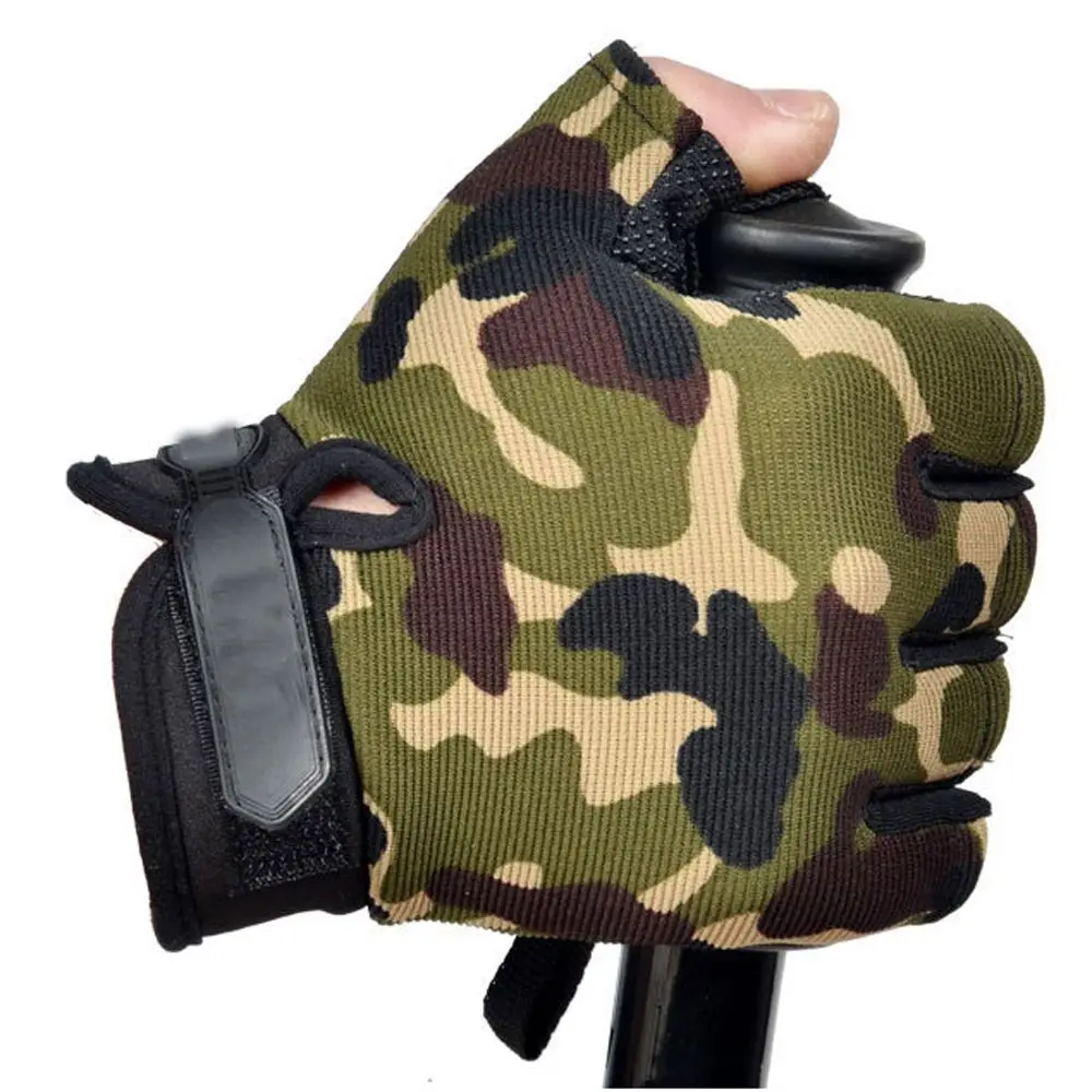 Accesorios Guantes de fitness de medio dedo Guantes deportivos Guantes de ciclismo Protector de palma de mano Manoplas sin dedos Guantes de entrenamiento cruzado - imagen 2