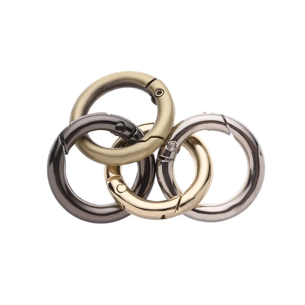 Anillo de aleación de Zinc chapado en 3 piezas, hebilla de anillo en D, mosquetón, monederos - imagen 2