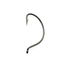 Anzuelos de manivela nickel negro – Acero de alto carbono para perca