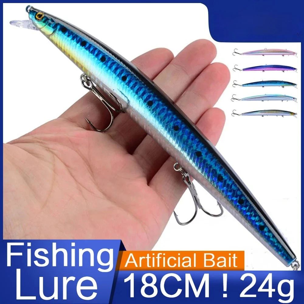 Crankbait duro para pesca de mar – Señuelo nadador tipo pececillo grande