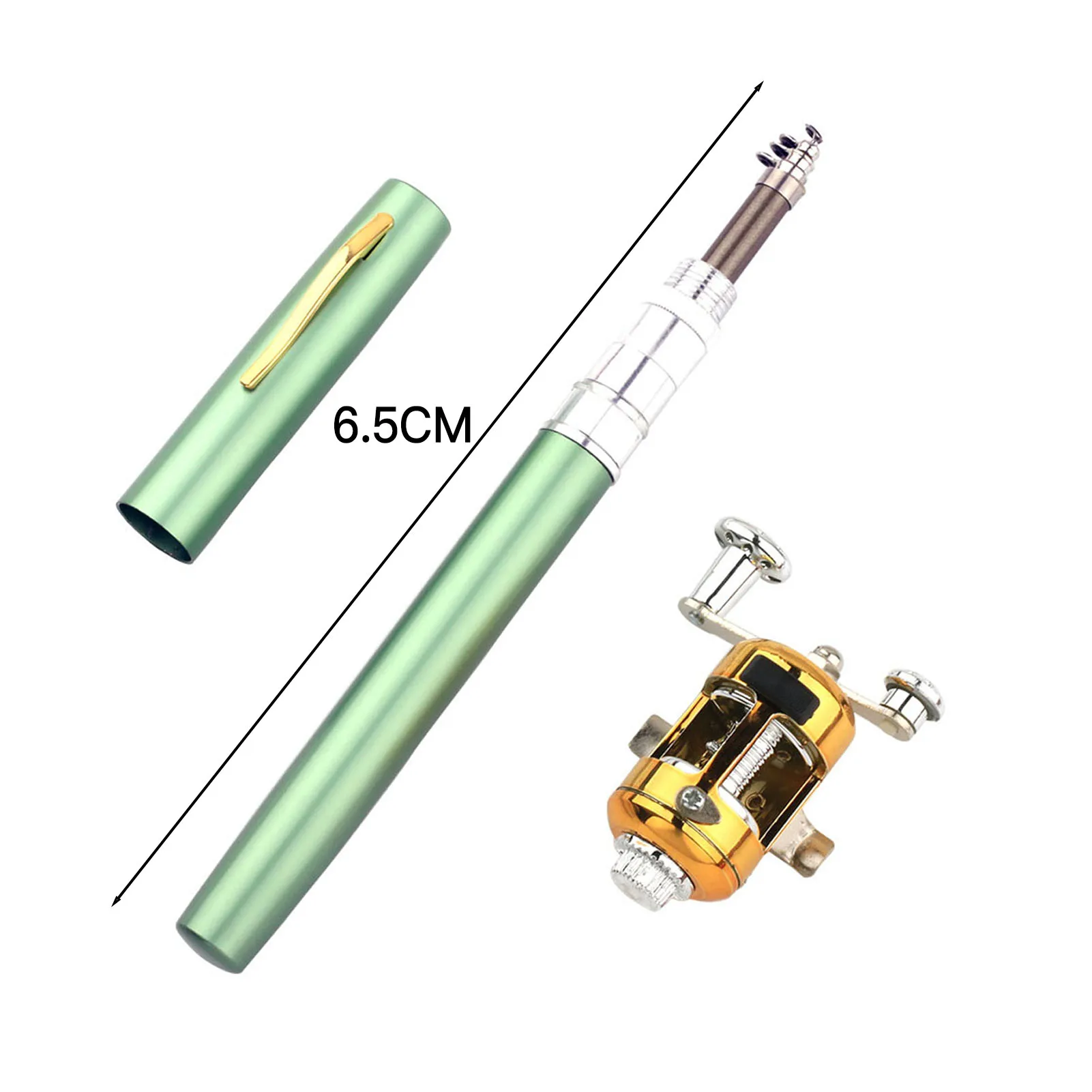 Juego combinado de carrete de caña de pescar telescópica, Kit combinado de carrete giratorio, regalo para marido y padre - imagen 3