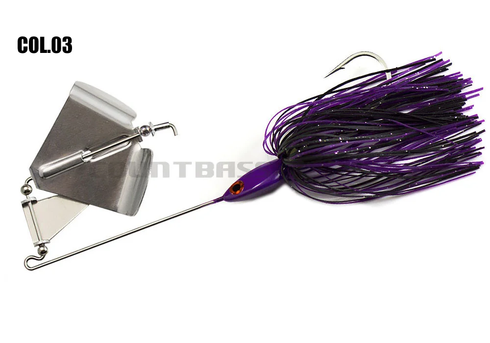 COUNTBASS 3/8oz Súper Cantidad De Buzzbaits con anzuelo VMC 4/0, Faldas Sililcone ensambladas, Señuelos de Pesca de Agua Dulce