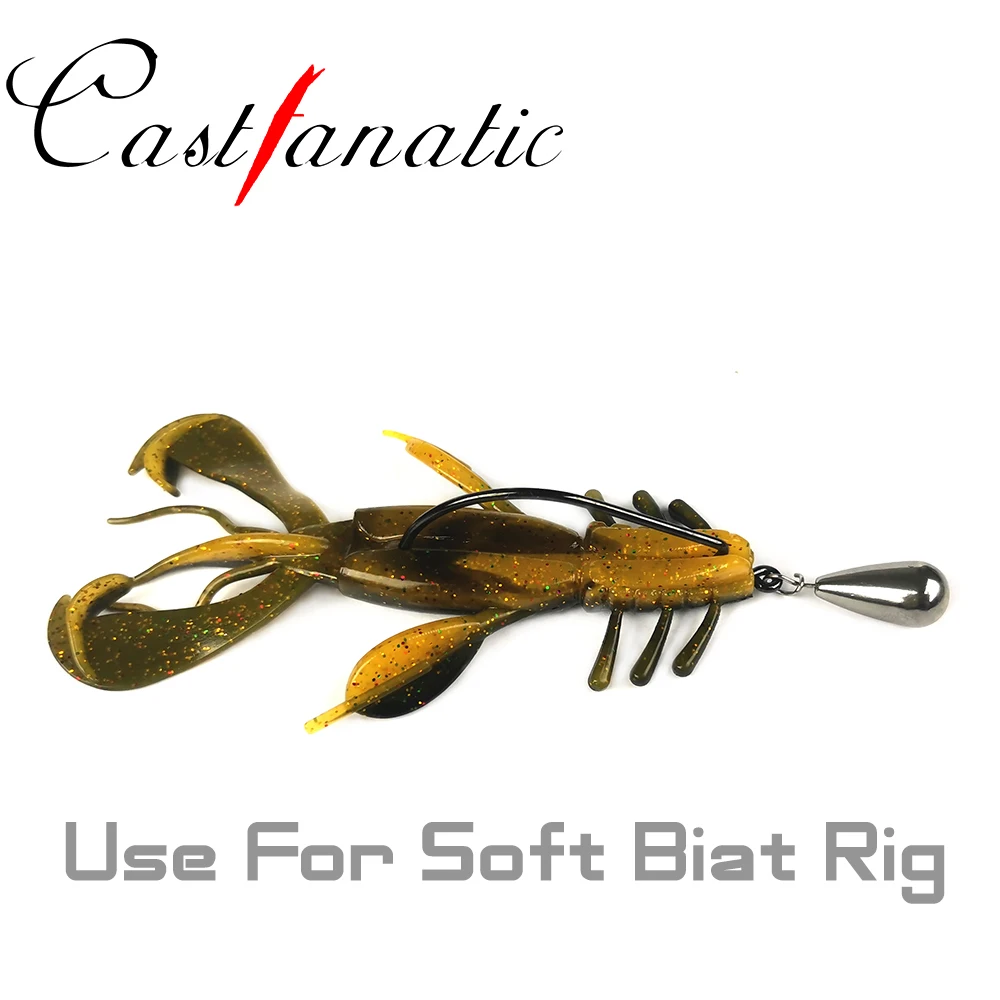 Castfanatic 1,8g-21g pesas de tiro de gota plomos gancho conector línea pesca peso plomo para accesorios de pesca de lubina - imagen 5